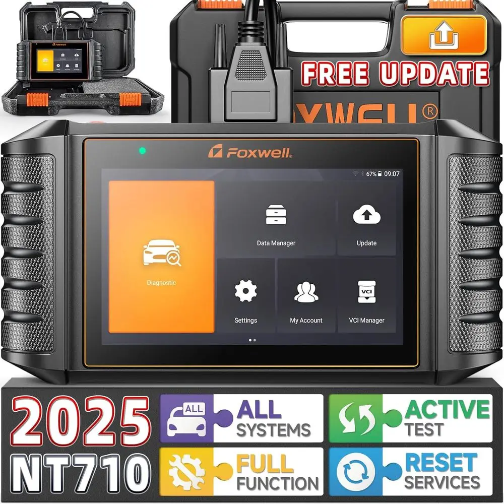 

NT710 Fit for GM Diagnostic Scan Tool, Bi-Directional All System 2 Scanner for GMC , All Resets Code Reader Oil EPB SAS TPMS ABS