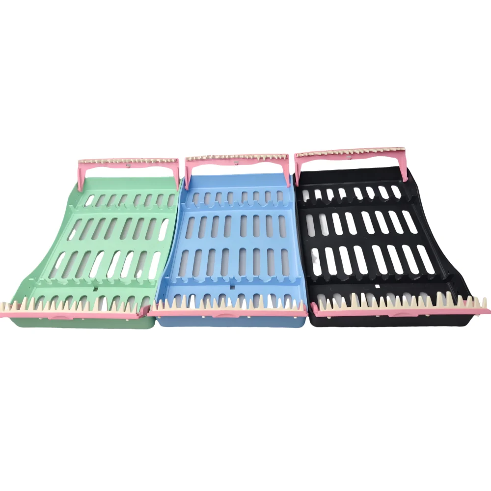 مجموعة ملعقة راتينج مركبة للأسنان مع صينية قابلة للتعقيم - أدوات ترميم جمالية وصندوق تعقيم لطب الأسنان #3