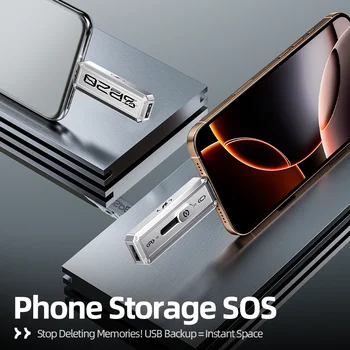 MOVESPEED 2100MB/s 2TB 1TB USB隨身碟 20Gbps USB3.2 Gen2x2 Type C 固態USB 512G 256G 適用於 iPhone ProRes 6 最佳銷售 2TB USB - №5