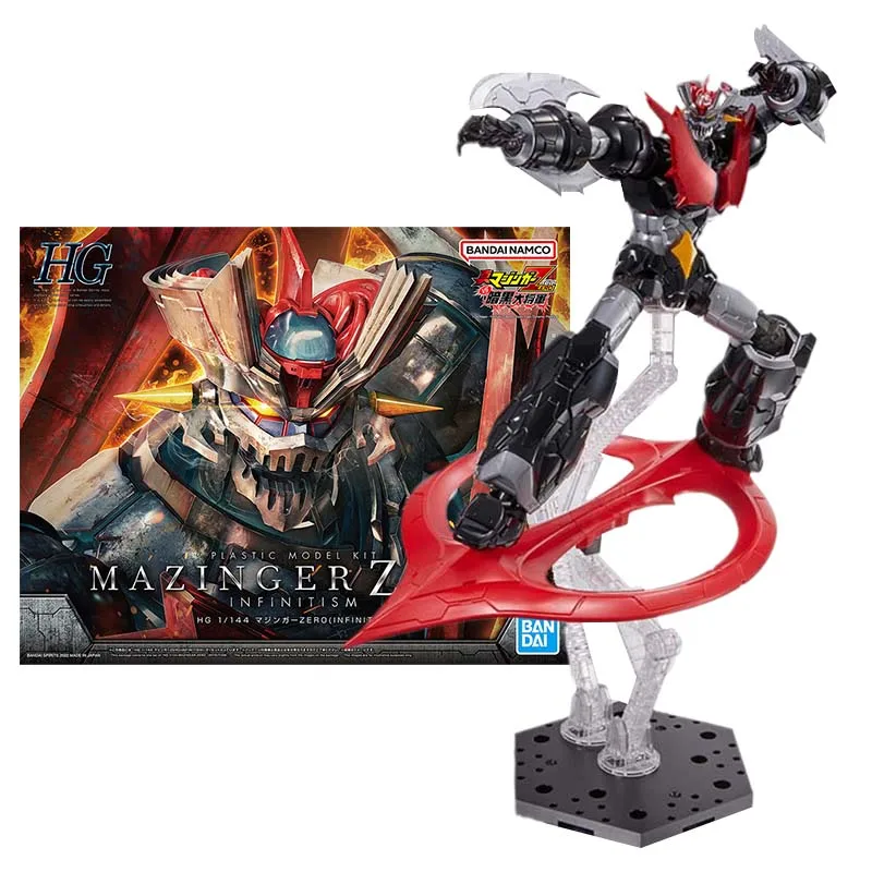 Bandai Figure Mazinger Z Model Kit  Anime Figures HG 1/144 Mazinger Zero Infinitism Collection Model Action Figure Toys For Boy