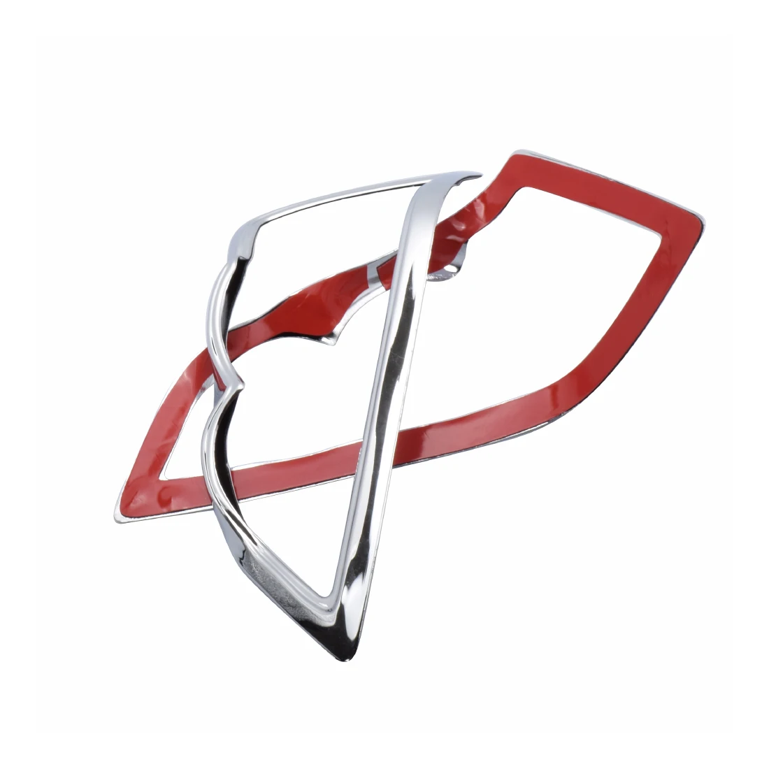 For Honda GL1800 Goldwing 2001 2002 2003 2004 2005 2006 2007 2008 2009 2010 GL1800 Goldwing1800 Motorcycle Trunk Brake Light And Saddlebag Light Grilles Chrome