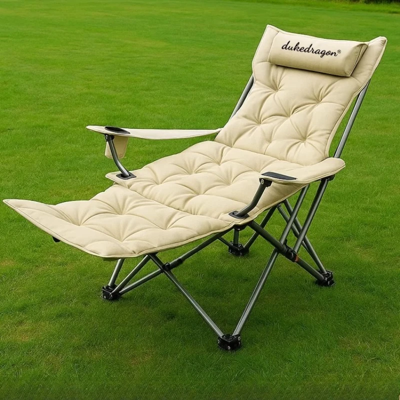 

Outdoor Garden Loungers Folding Beach Chair Portable Camping Chair Lightweight Reclining Backrest Tourist Equipment Playa