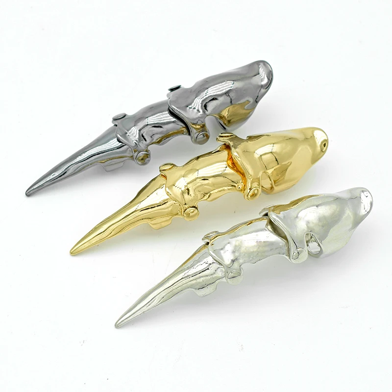 

Dragon Punk Rings for Women Gold Gothic Skull Finger Long Ring Big Rock Men Boys New Fashion Party Jewelry Accessories Gifts