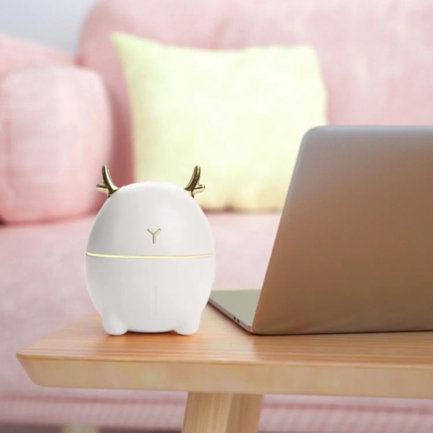 เครื่องทําความชื้นน่ารักสําหรับห้องนอนและสถานรับเลี้ยงเด็ก, เครื่องทําความชื้นในอากาศ Cool Mist ขนาด 6 ออนซ์สําหรับห้องขนาดใหญ่หรือห้องเด็ก, น้ํามันหอมระเหย