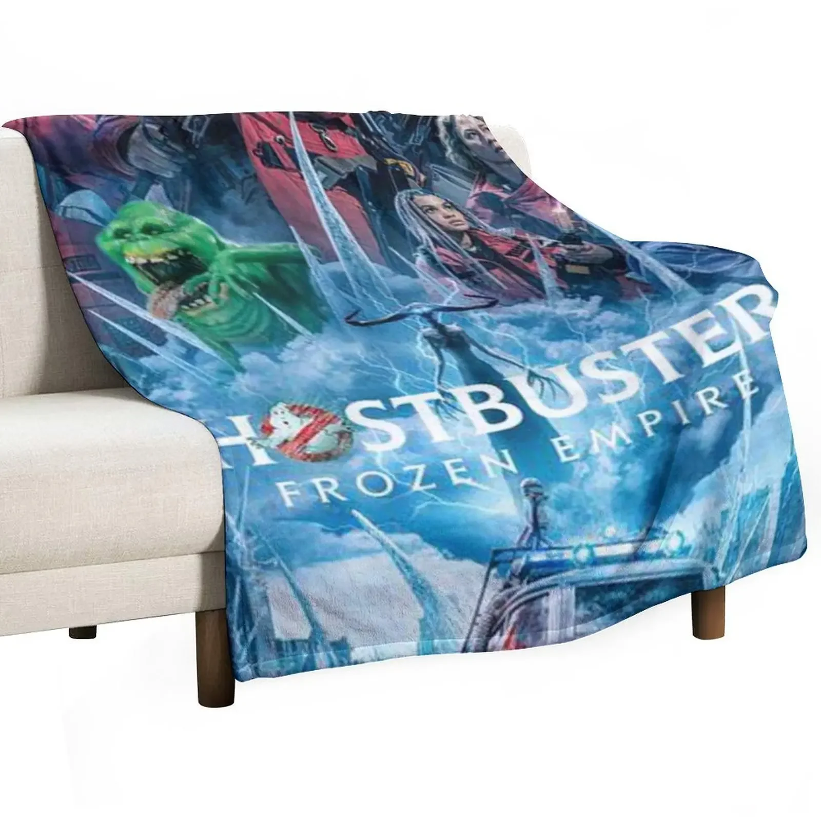 

Ghostbusters - Frozen Empire Throw Blanket Soft Bedroom Blanket for Night Sleeping