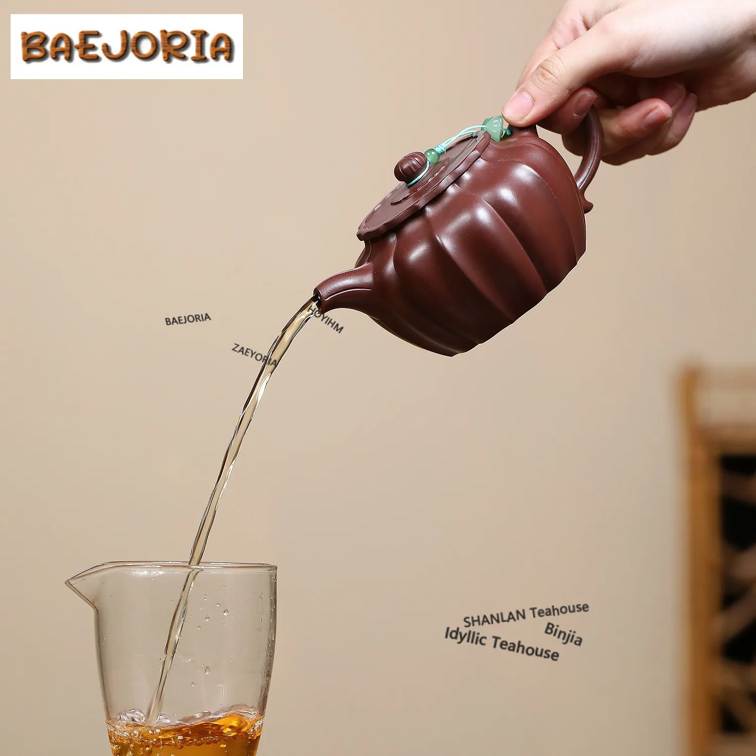 290ml Aesthetic Yixing Purple Clay Teapots Handmade Mallow-petal Rib Pot Raw Ore Dragon's Blood Sand Mud Kettle Zisha Tea Set