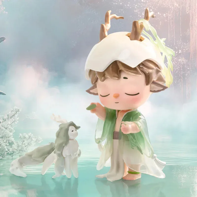 

Mimi Fenghua Record Series слепая коробка Mystery Box Caixa Caja куклы подарок настольное украшение аниме фигурка игрушки