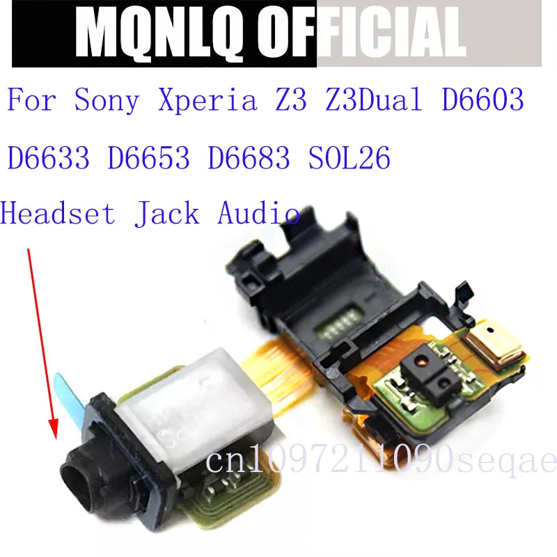 Fone de ouvido fone de ouvido jack sensor proximidade áudio cabo flexível para sony xperia z3 z3dual d6603 d6633 d6653 d6683 sol26