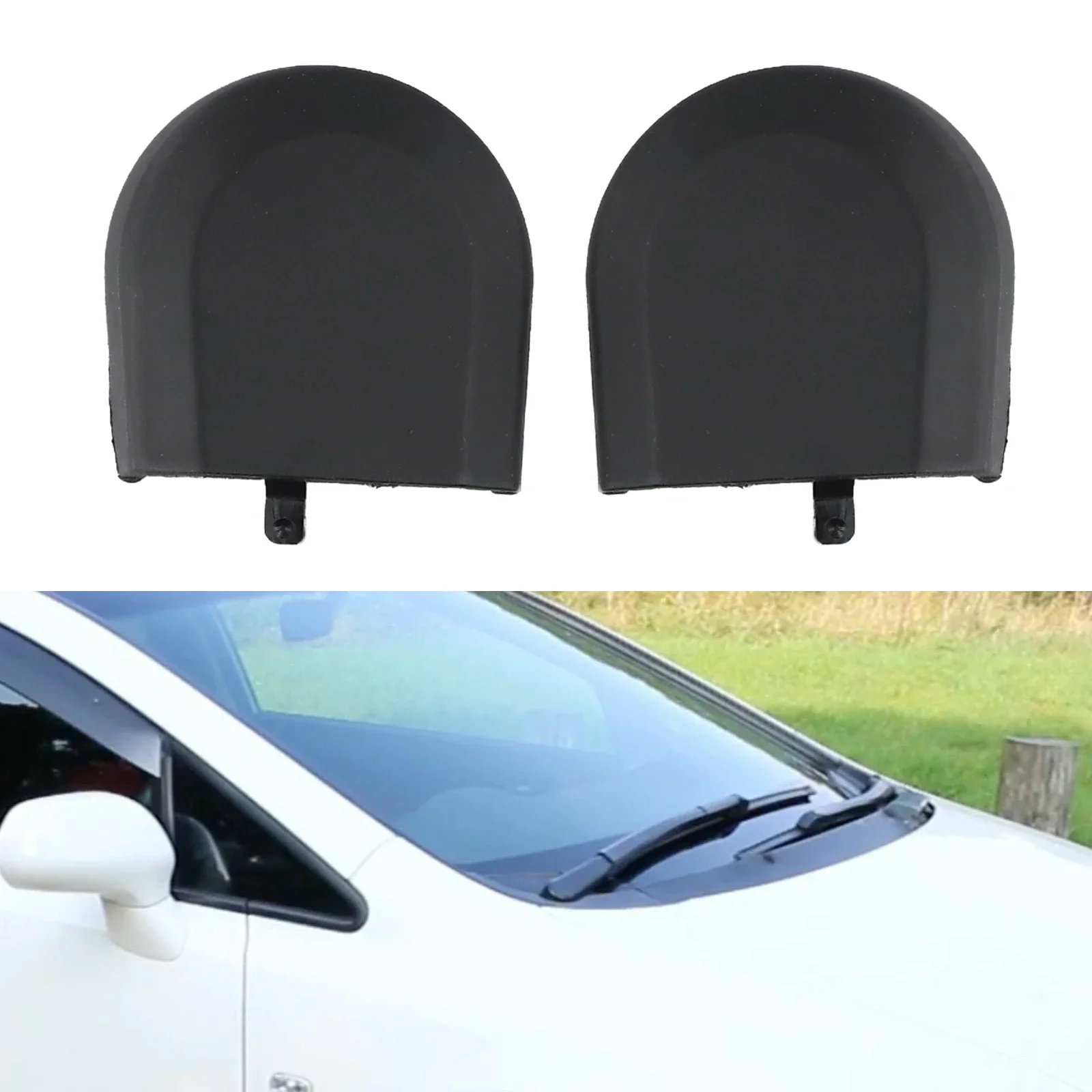 

2Pcs Car Windshield Wiper Arms Nut Cap Cover Bolt Fluid Reservoir Tank Bottle Cap Cover For Civic 4Dr FA1 FD1 FD2 2006-2011