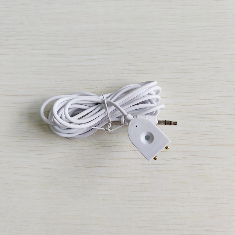 1/2/5pcs 3.5mm Jack 2-Meter Wired Water Leak Sensor Detector Two Sensitive Probe and Self Adhesive Stickers for Leakage Alarm
