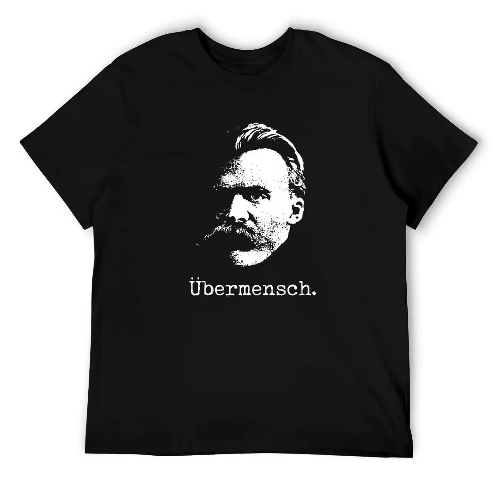 

Nietzsche - Ubermensch Portrait T-Shirt anime t shirts for man t shirt man casual T-Shirt