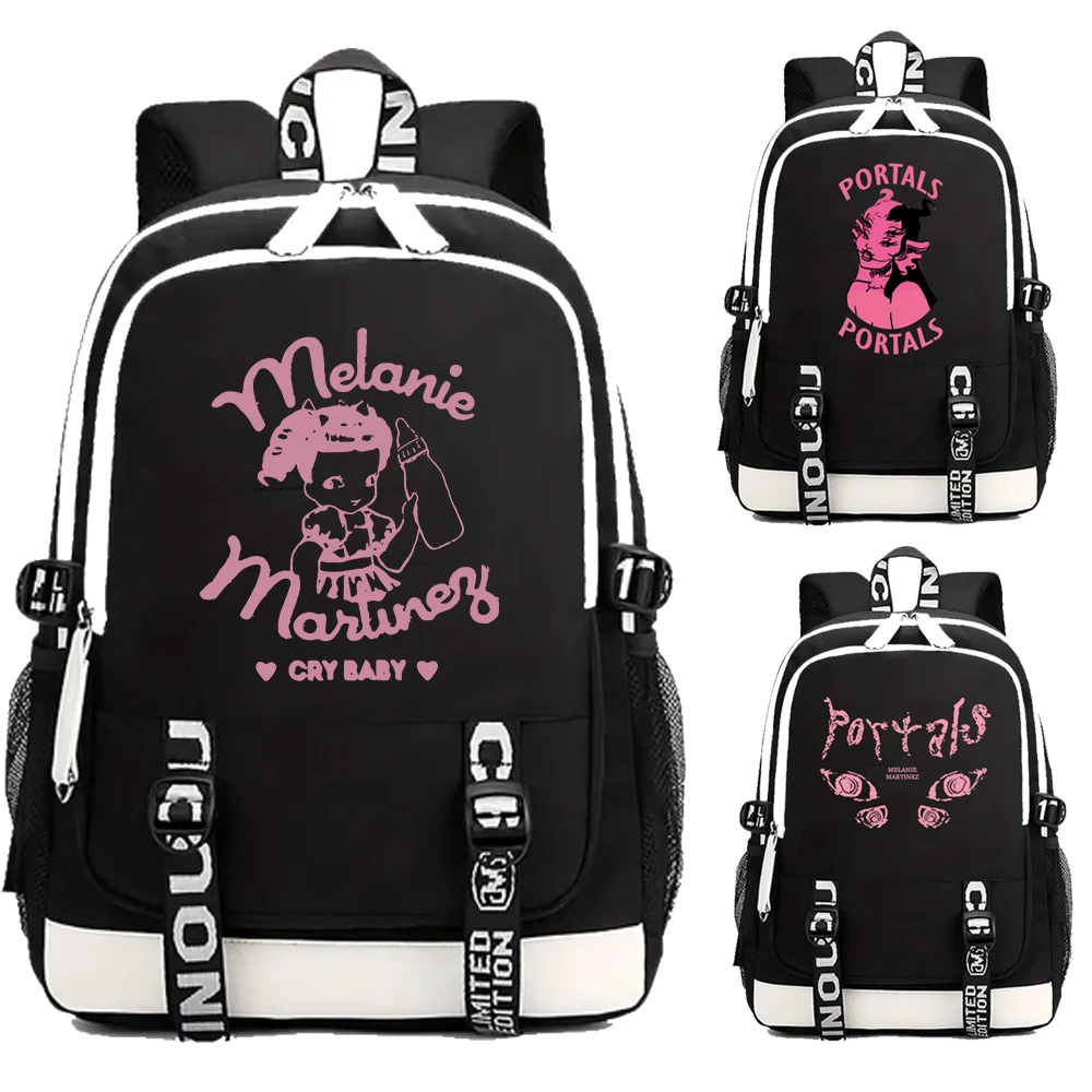 Melanie Martinez Backpack Cry Baby Popular Music Fashion Travel Backpacks Unisex