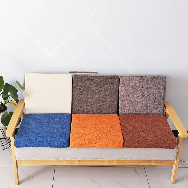 

Thick Imitation of The Lum -like Sponge Square Cushion Imitation Cotton, The Kitcin Sofa Cushion Japanese Pure Color Worship Pad