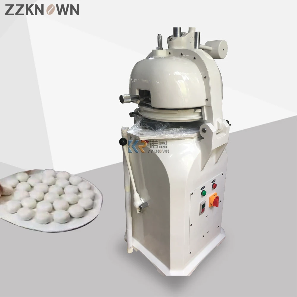 التجارية شبه التلقائي كعكة العجين مقسم ومخابز مستدير البيتزا قاطع العجين آلة مستديرة للبيع