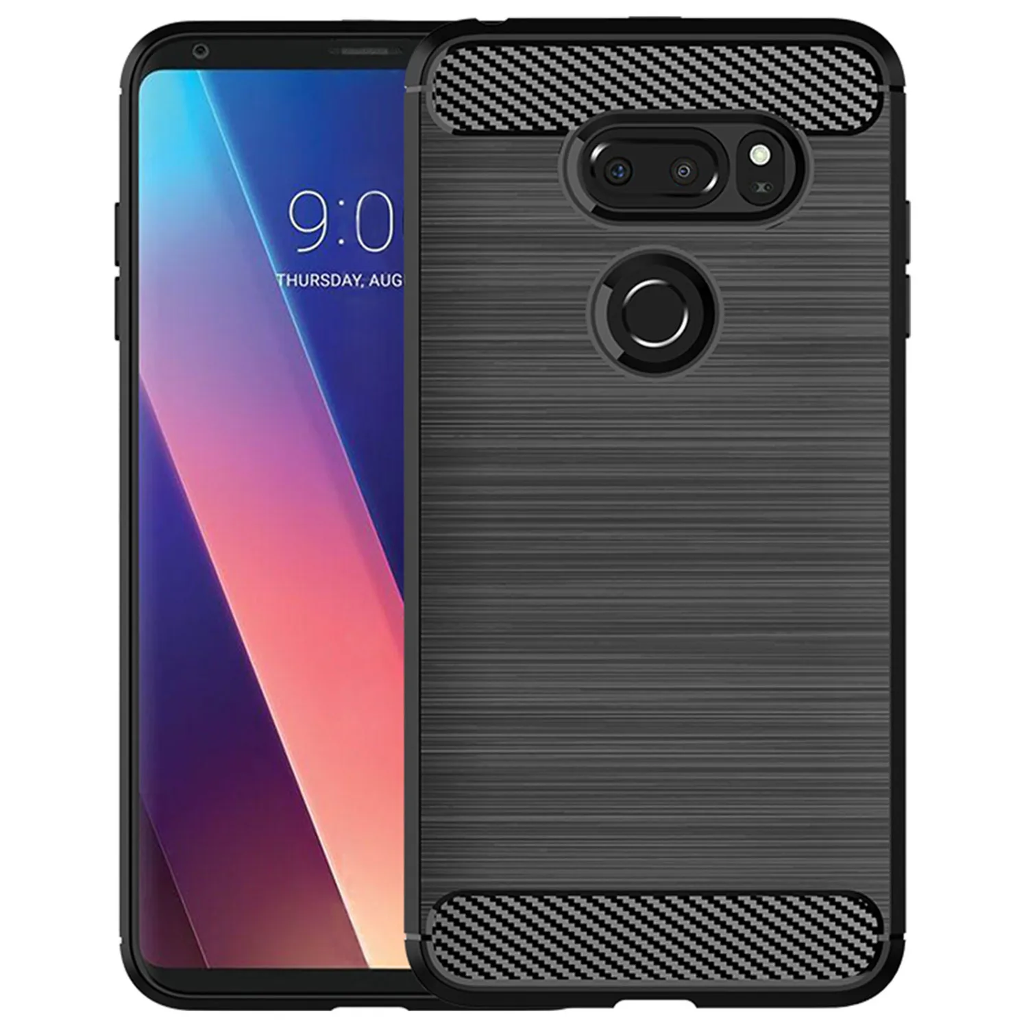 

Brushed Case for LG V30 v30+ v30s V35 Thinq V30s+ Anti-fall Shockproof Cover for lg v30 v35s plus V34 isai Beat Mobile Shell