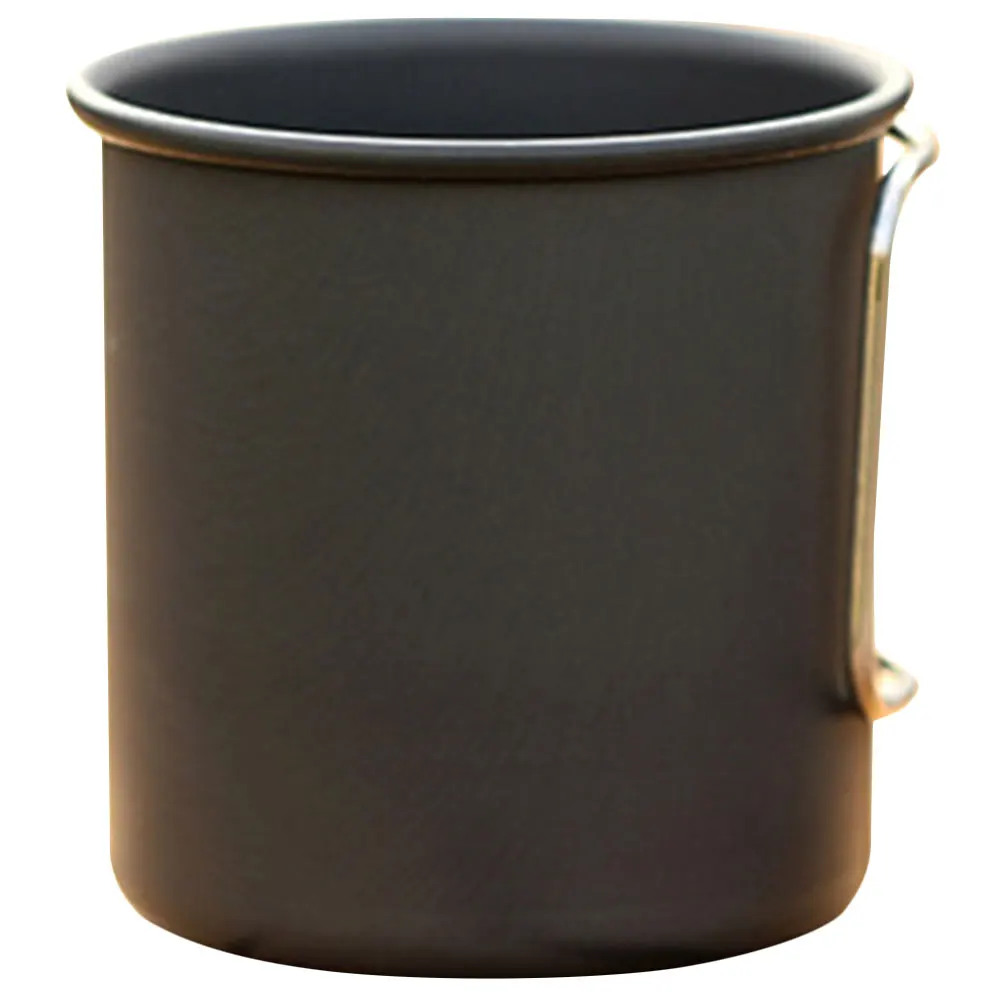 

Folding Cup Camping Mugs Outdoor Portable Multifunction Reusable Black Stainless Steel Aluminum Alloy Water Bottle Accessories