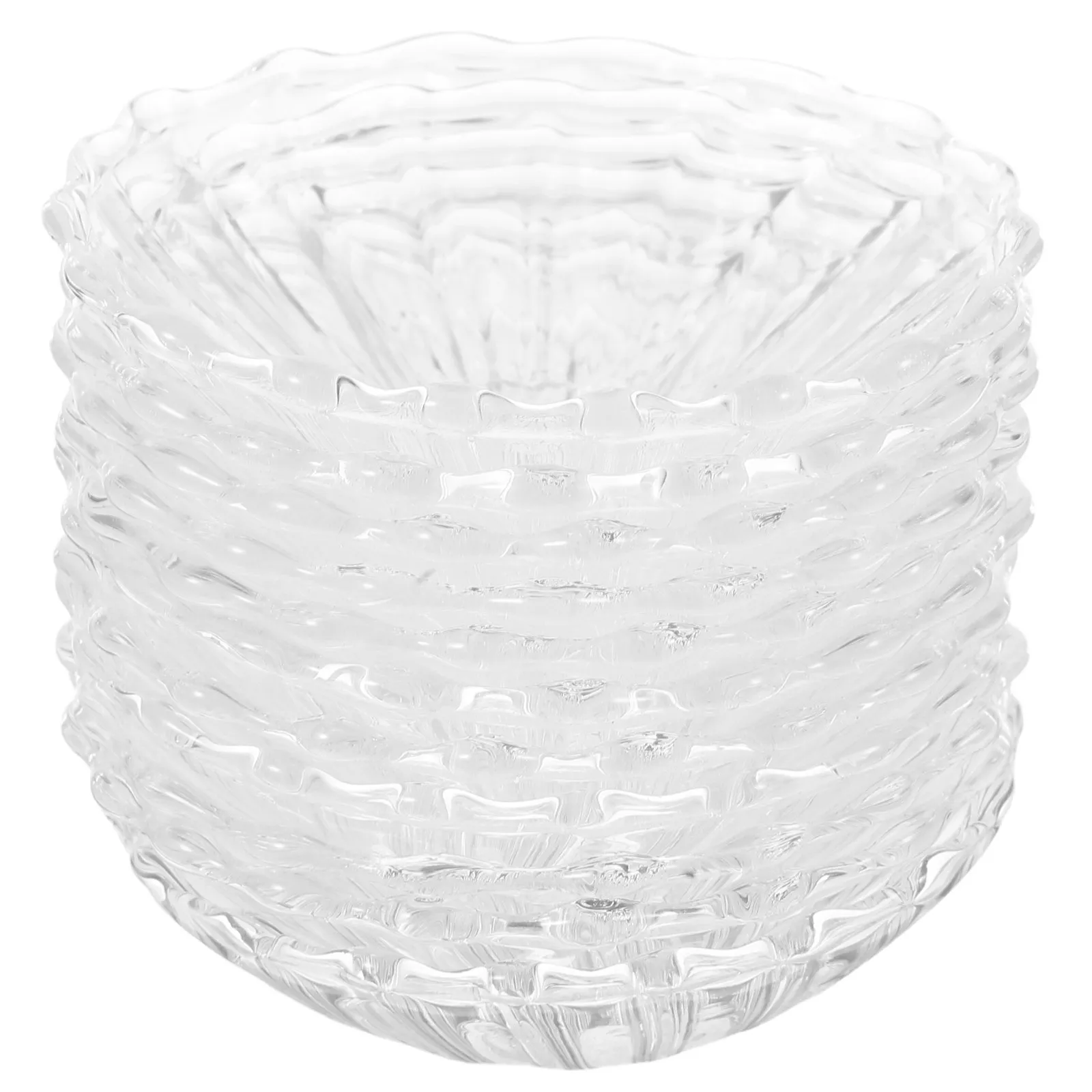 12Pcs Drip Saucer Protector Dish for Candlesticks Wax Drip Catcher Round Tray Table Protection Dining Room Decor