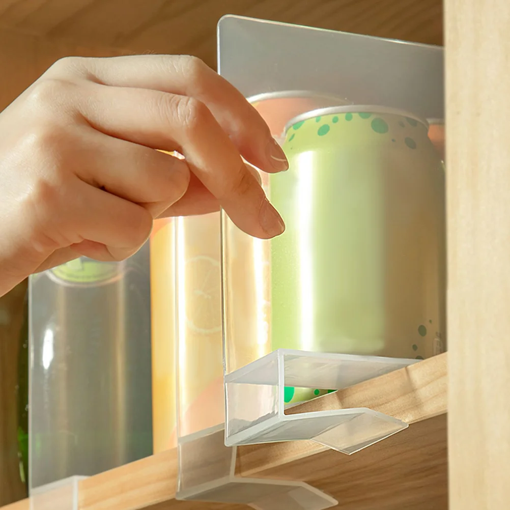 

4 Pcs Shelf Divider Clothes Organizer Wardrobe Partition Plates Closet Separators Plastic Dividers Book Shelf