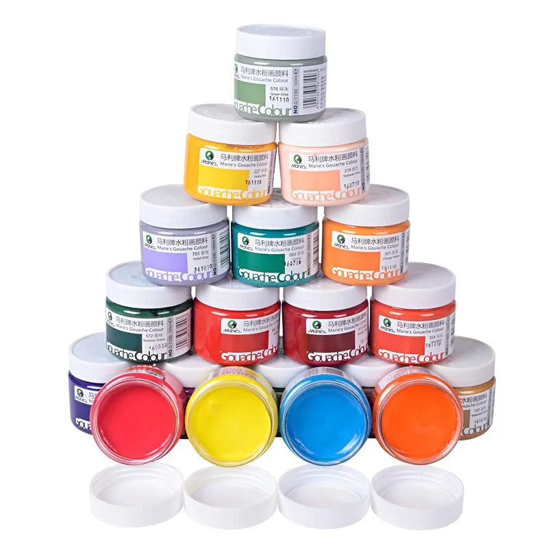 24 Kleur Pigment Set, 12 Kleuren, 36 Kleuren, Kleine Handgemaakte Diy Schilderij Verf, Waterdicht