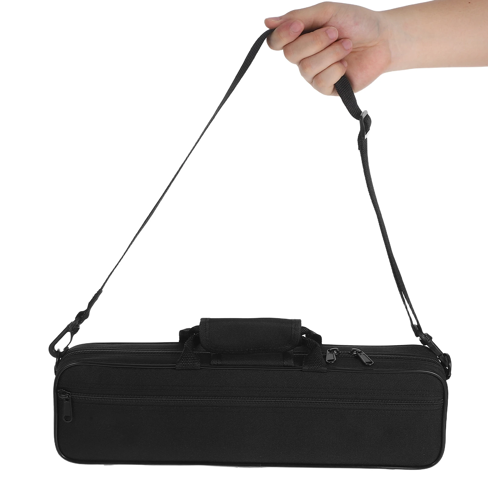 

16-Hole Flute Case Waterproof Oxford Cloth Portable Carrying Bag Adjustable Shoulder Strap Flute Storage Protector for Musicians