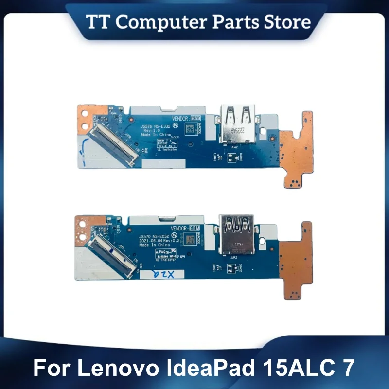 

TT New Original NS-E542 NS-E332 For Lenovo IdeaPad 15ALC 7 USB Switch Board Power Button 5C50S25328 NS-E052 NS-E792 High Quality