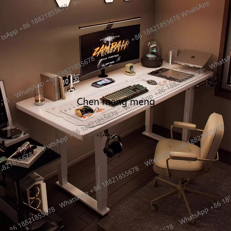 C139 black luxury Computer table Mid Century Minimalism Elegant creativity elevable desk modern fashion escritorio gaming furnit