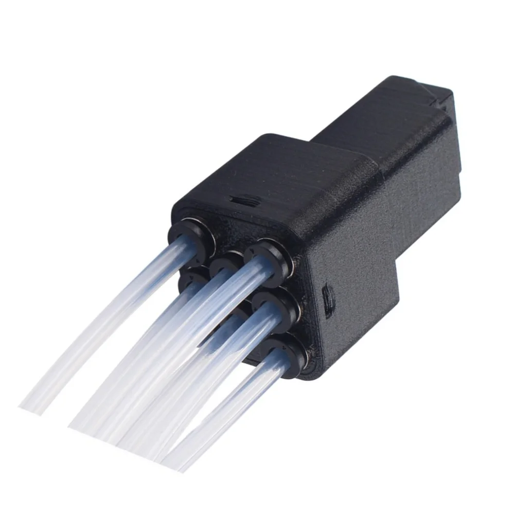 For Anycubic For Kobra 3 and For Kobra S1C Compatible Filament Hub 8-Port Hard Plastic Housing Silicone Pipeline 28.8x65.8mm