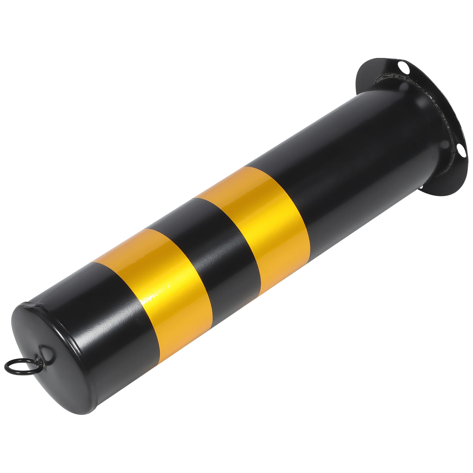 

Driveway Protective Railing 50cm Black Yellow Fixed Safety Isolation Column Stainless Steel Parking Bollards Traffic Warning