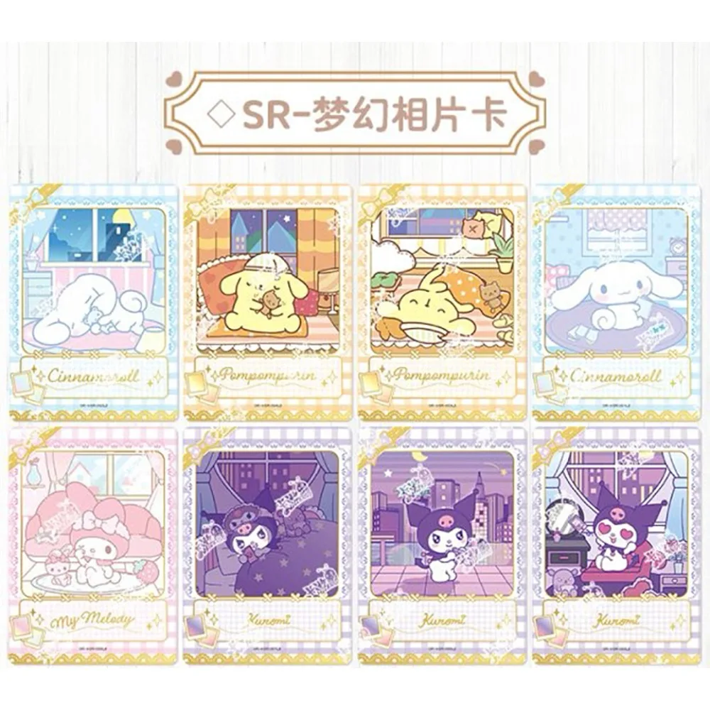 Kayou Sanrio Collection Card for Children Shining Cartoon Stars Pompompurin Pochacco Hello Kitty Limited Game Card Kids Gifts