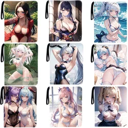 900pcs Genshin Impact ONE PIECE sexy goddess Card Album Book Folder 9 Card Slots Zipper Double Pocket Zipper Card Binder Holder