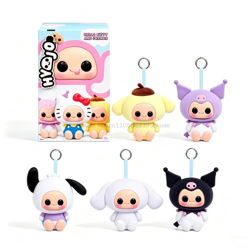 Genuine New Hyojo Squish Series Blind Box Authentic Squeeze Stress Relief Toy Dessert Shaped Plush Vinyl Doll Bag Christmas Gift