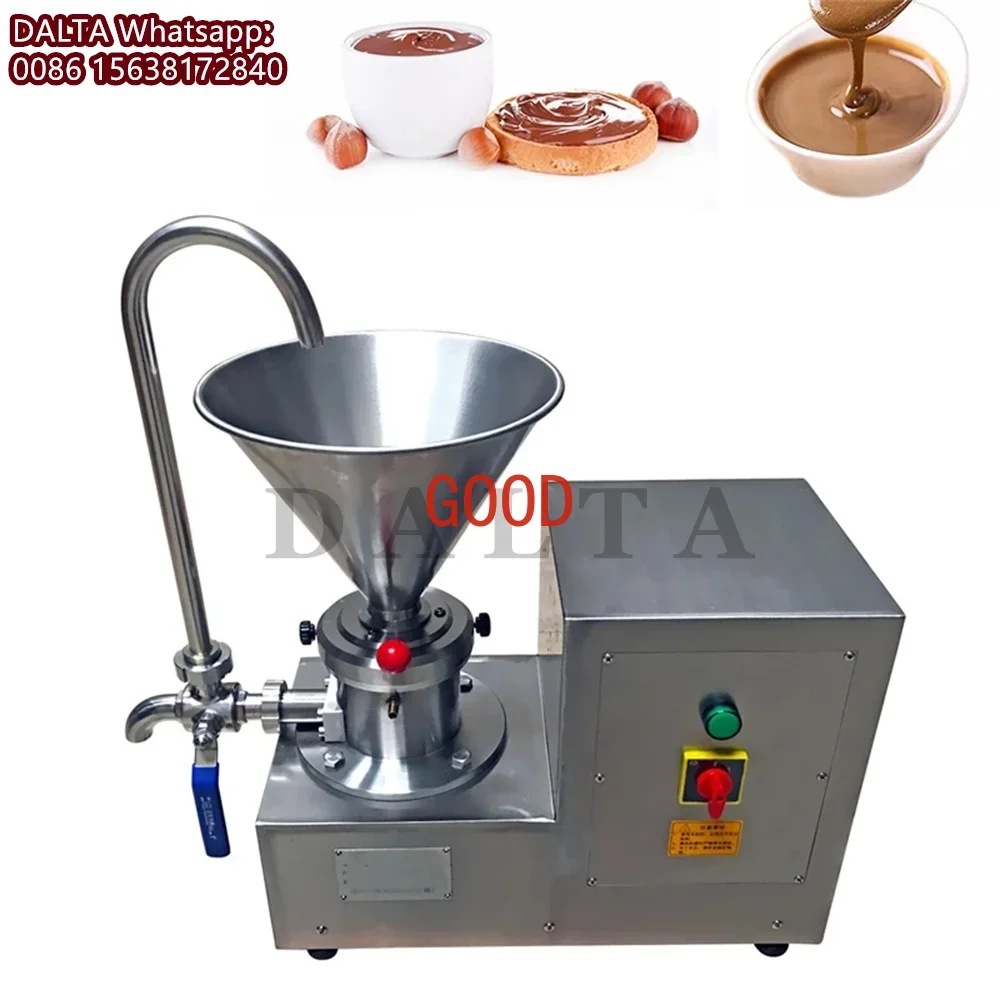 Stainless Steel Colloid Mill Peanut Butter Making Machine Sesame Chili Sauce Soymilk Nuts Grinder For Tomato Cocoa Beans Paste