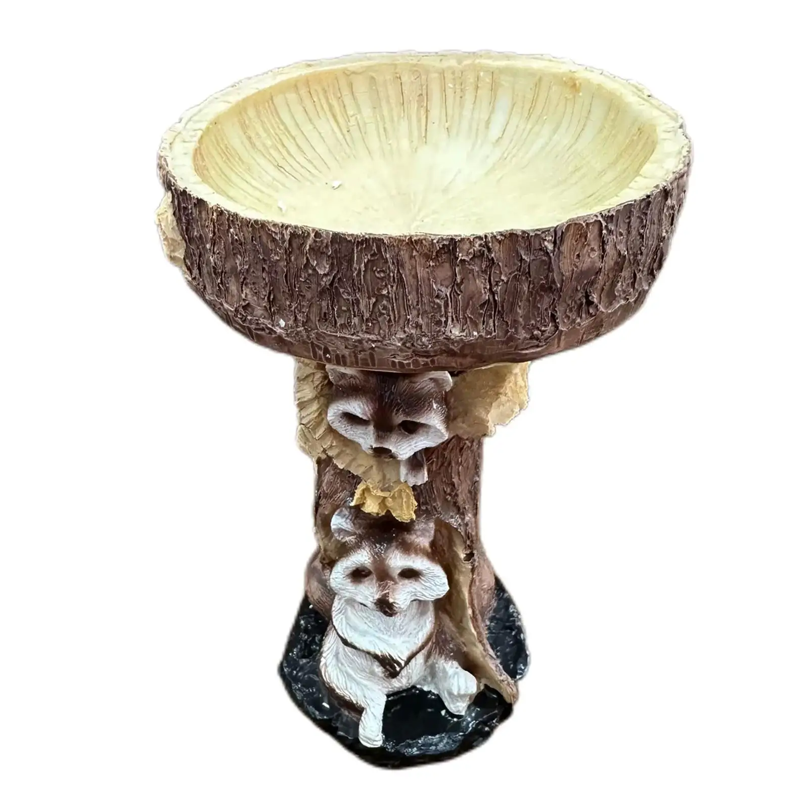 

Садовая чаша для ванны для птиц, поилка из смолы, кормушка для наружного двора, пейзажа