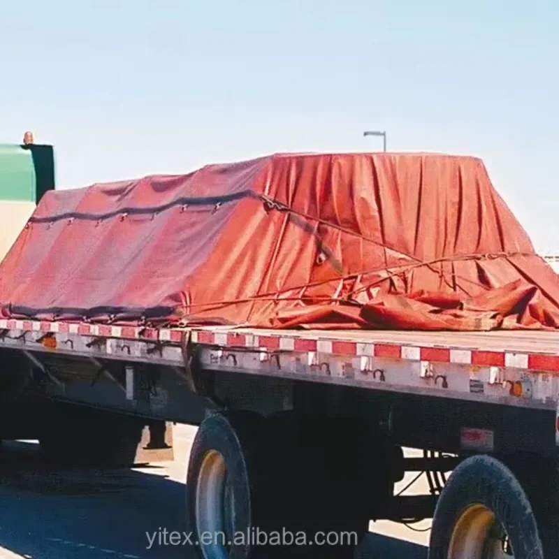

【From China】PVC Truck Flatbed Tarpaulin Tarps Waterproof Coated Lumber Cover for Cargo Protection for Cars Tents Awnings Umbrell