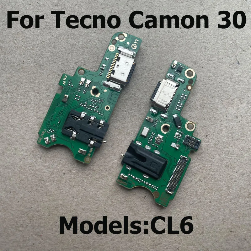 

Для Tecno Camon 30 CL6 USB зарядная док-плата PCB Jack Разъем Порт Разъем гибкий кабель