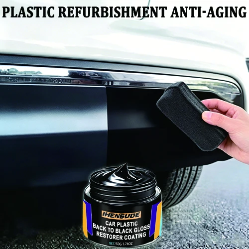 Car Plastic Restorer Back To Black Gloss Auto Interior Leather & Panel Renewal Wax Coating Agent Auto Polish And Repair Coating