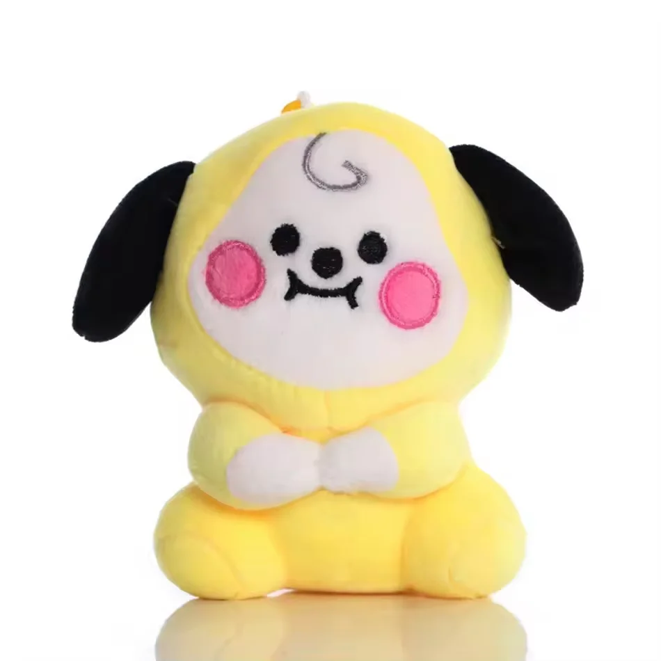 Hot BTed 21 Pluche Speelgoed Kawaii Mini Sleutelhanger Anime Hangertje Ornament voor Kinderen 12-22cm BT Accessoires Zachte Pluche Dieren Pop Cadeau