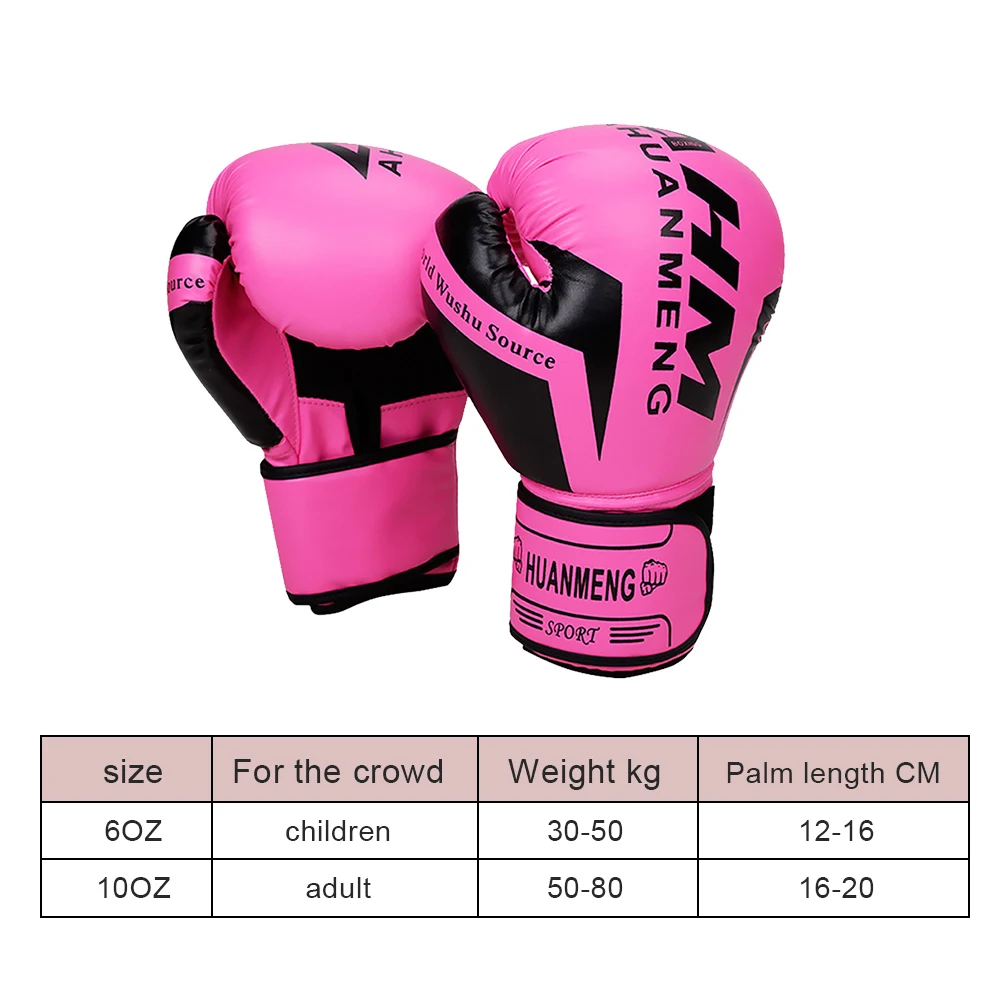 Box handschuhe Box-Trainings handschuhe Klett verschluss Boxsack handschuhe Atmungsaktive Trainings-Sparring handschuhe für Männer Frauen