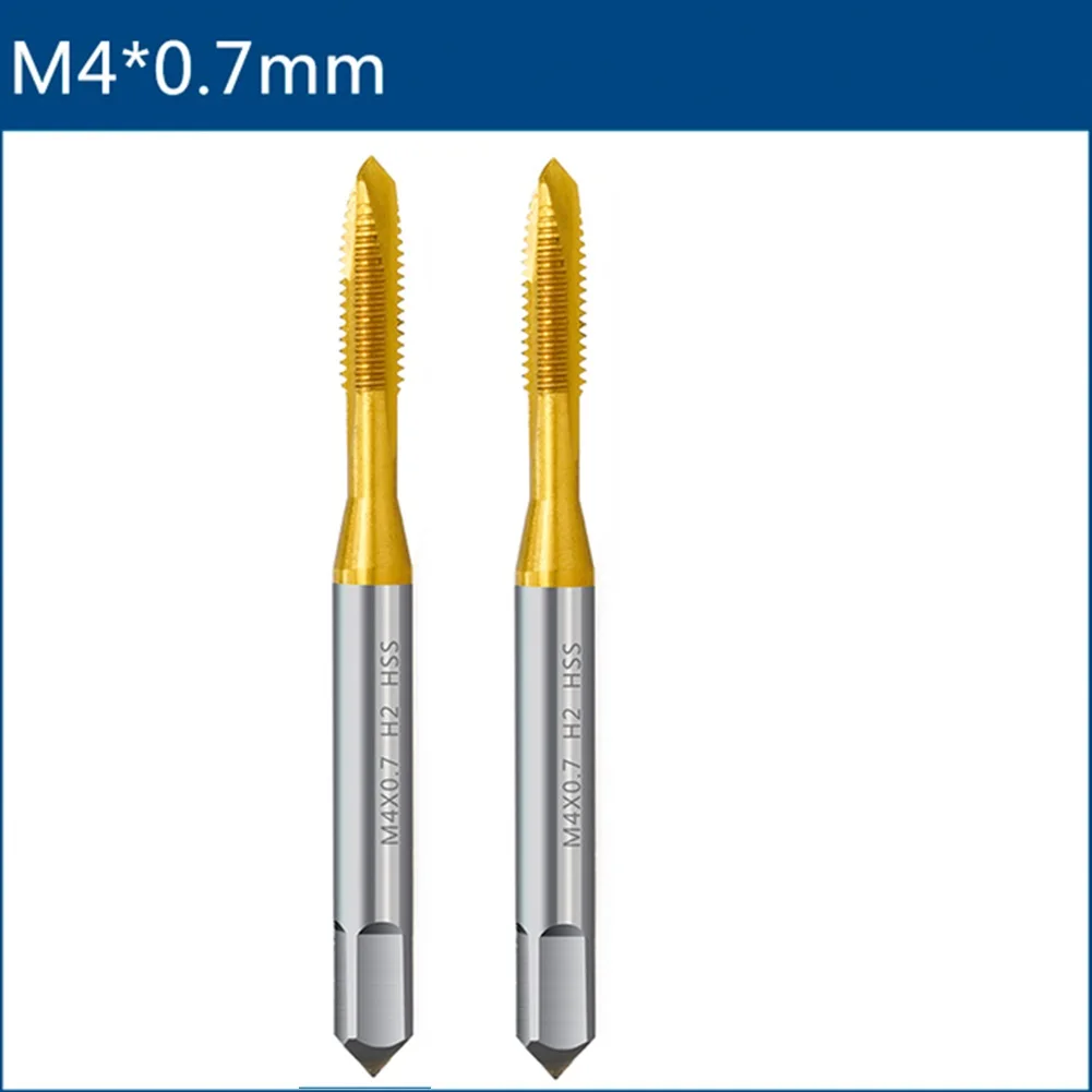 Coating Thread Tap Drill Bit Hand Tools High Speed Steel 6542 Screw Thread Tap Straight Flute Assemble Furniture
