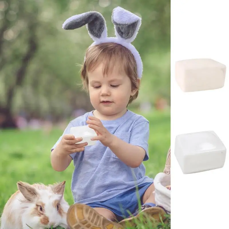 Sensorisches Quetschspielzeug, Prise-Bohnenquark für Kinder, tragbares sensorisches Spielzeug für Kinder, langsamer Stressabbau, Osterkorbfüller