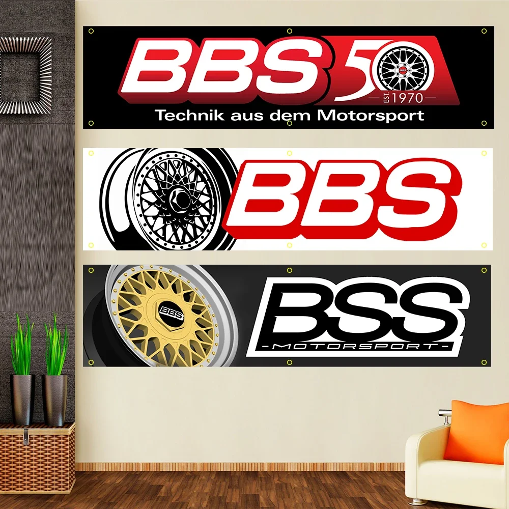 JohninBanner 2x8 Fts BBS Flag Polyester Printed Banner Garage or Outdoor For Decoration FLAG