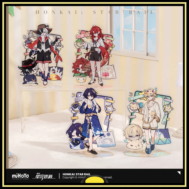 Honkai Star Rail Acrylic Standee Peripheral Products Jingyuan Dr Ratio Blade Boothill Dan Heng Male Dormitory Series Original