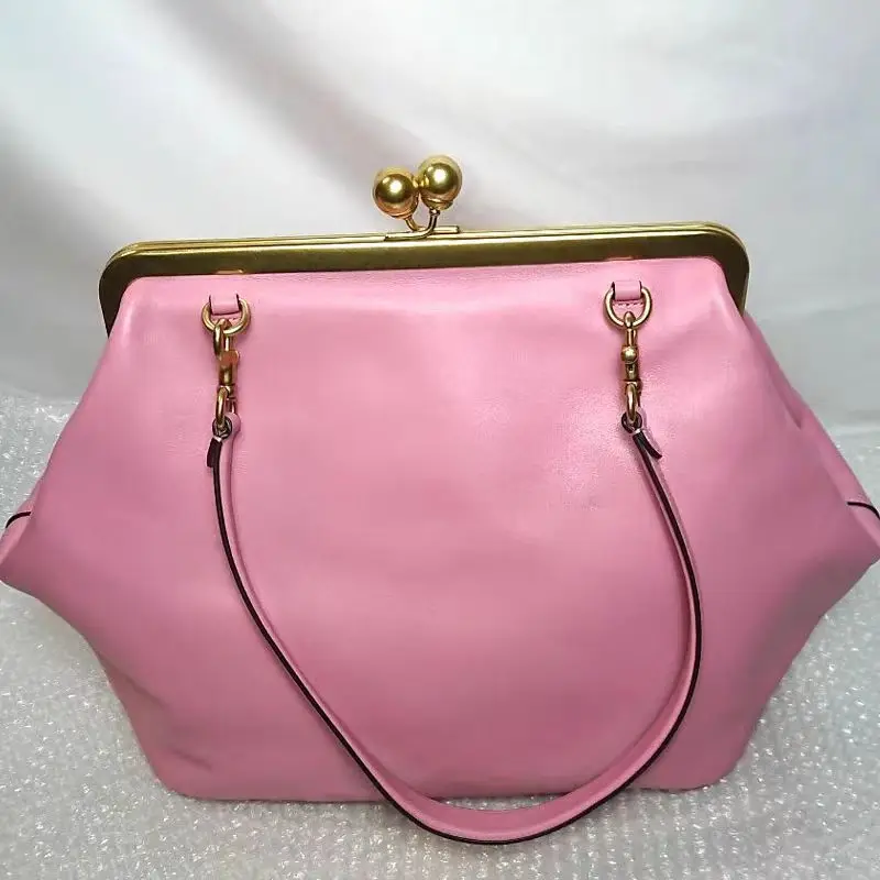 Luxury Snap Clutch Frame Purse,Snail Tentacle Women Shoulder Bag,Large Capacity Leather Handbag,Commuter Everyday Chic Tote Bag