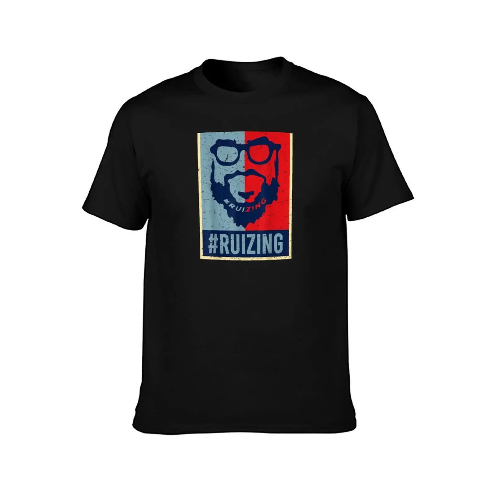Ruizing Carl Ruiz T-Shirt Summer Casual Cotton Tee Oversized Streetwear Tops Vintage Graphic Print Loose Fit Short Sleeve