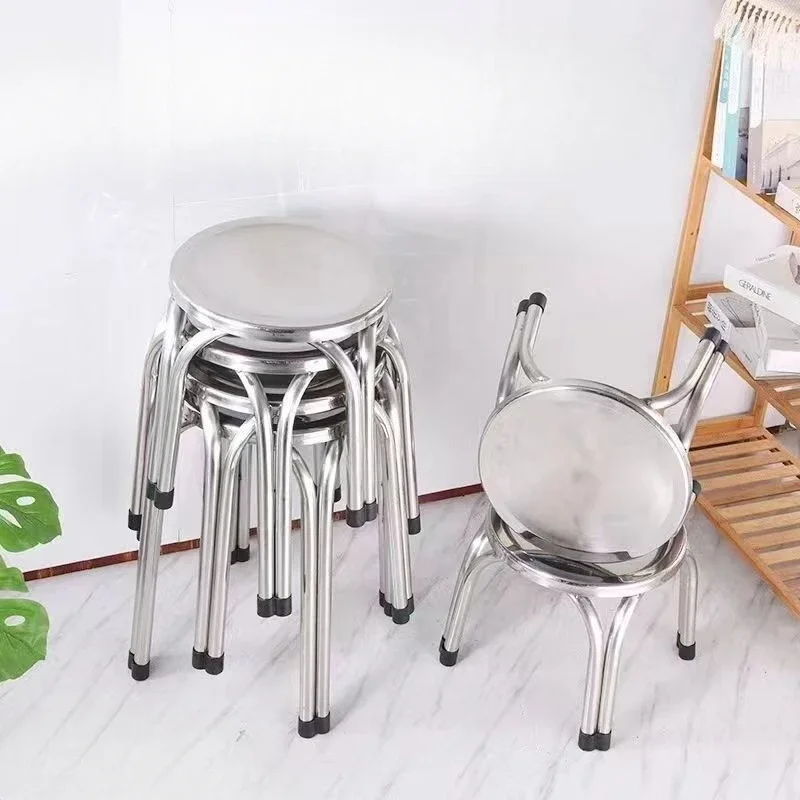 Modern Bar Stool Salon Equipment Furniture Home Step Seat Portable Chair Living Room Metal Small Stool Modern Design Style Furni
