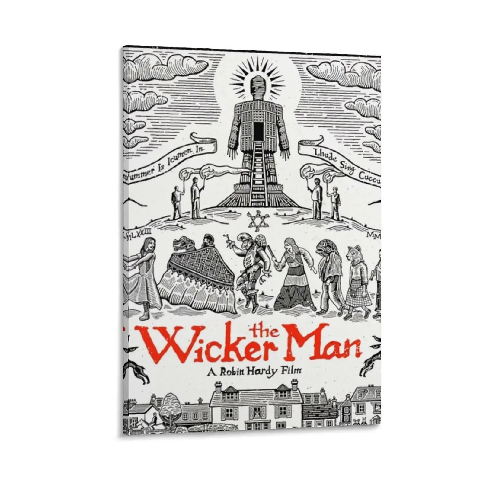 

The wicker man Canvas Painting decoration for the room wall frame for living room