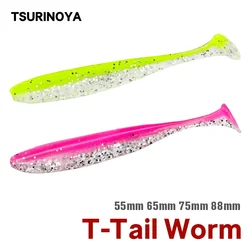 Señuelo Superficie Tsurinoya Cola T – Doble Color 55/65mm
