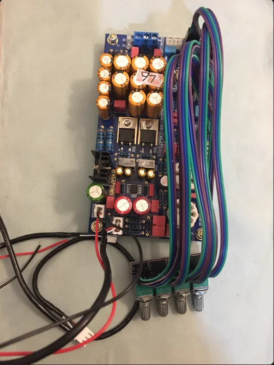 GHXAMP L6 Hi-Fi GE5725 Röhrenvorverstärker Tone Board Eisen versiegelt Operationsverstärker Warm Röhrensound mit Servo-Stromversorgung Dual AC15V – Detail 7