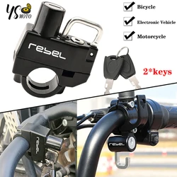 For Honda Rebel CMX 250 300 500 1100 1100T DCT Cmx500 Cmx1100 Recommended Motorcycle CNC Accessories Helmet Lock Anti-Theft Helm