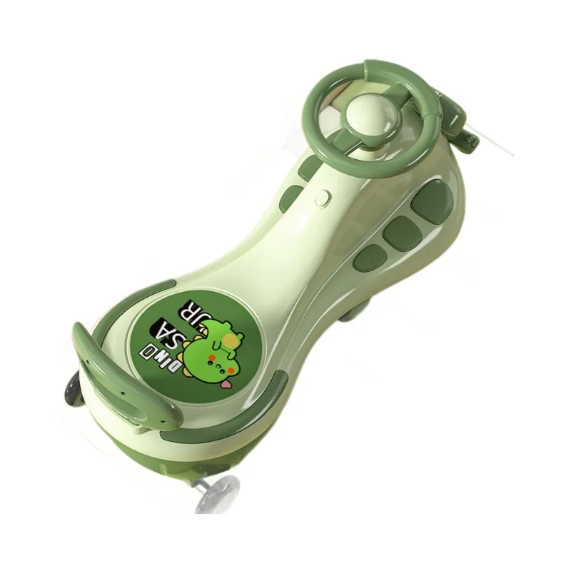 Toddler Twist Car Anti Rollover 360 Swivel Wheels Lights Music Adult Seat Toy Children's Wiggle Car Baby Toy Cars view 6